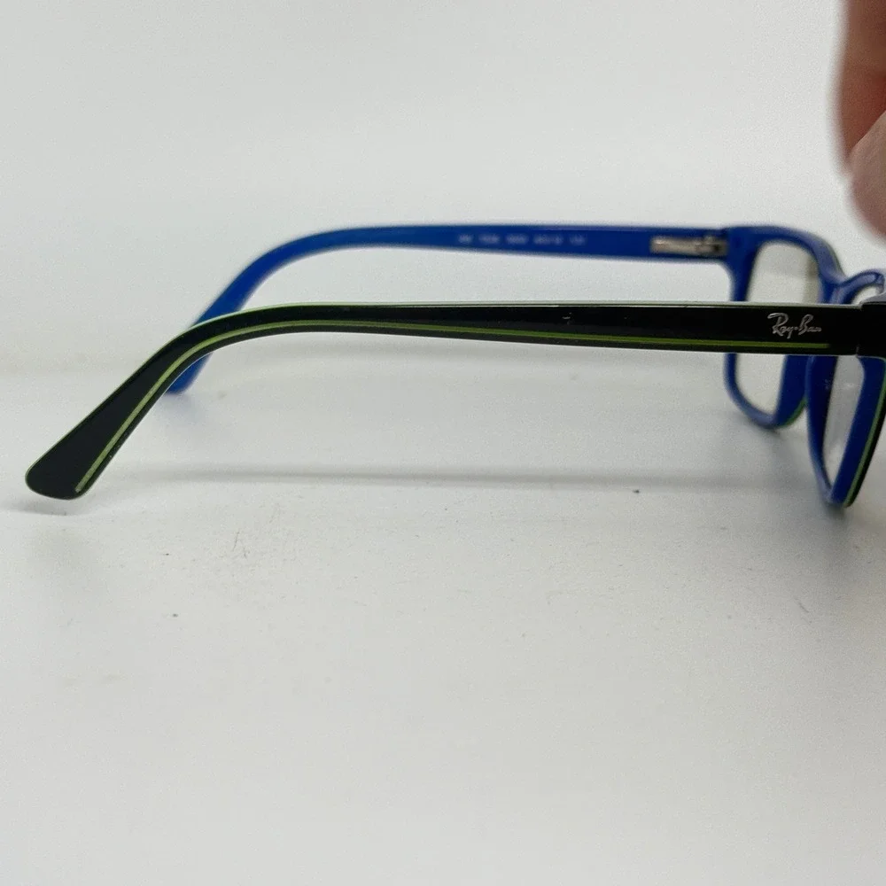 Ray Ban Kids Eyeglasses‎ RB 1536 3600 Black Blue Green Rectangular Frames 21045
